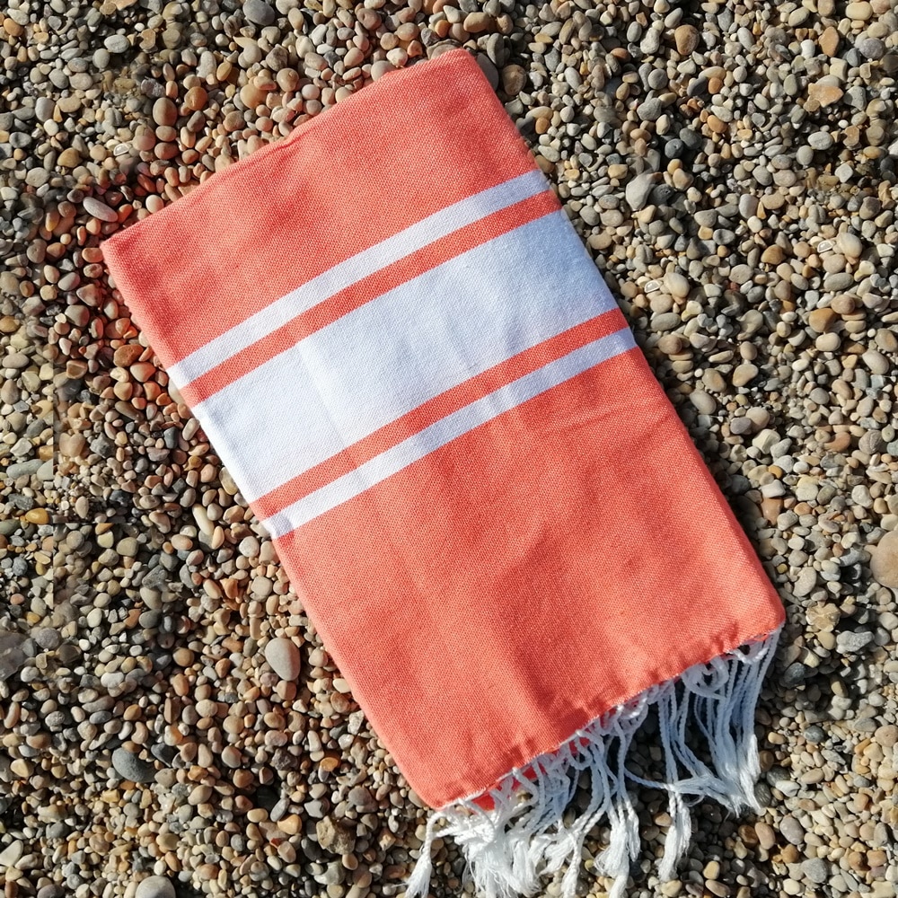 Maldives Orange Deck Towels