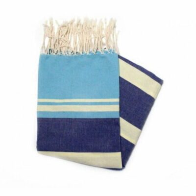 Belize Blue hammam towel