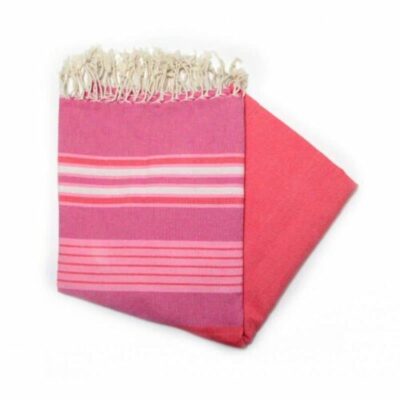 Dubai Pink hammam towel the perfect travel companion