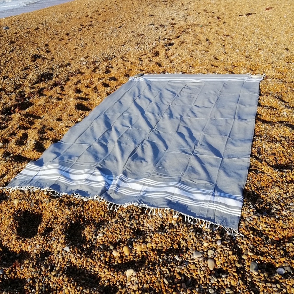 Trinidad Charcoal XXL beach Towels