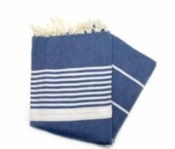 Dorset Ocean Blue XL XXL Hammam Towel