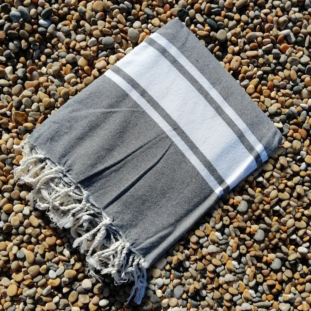 Maldives Grey XL Beach Towels
