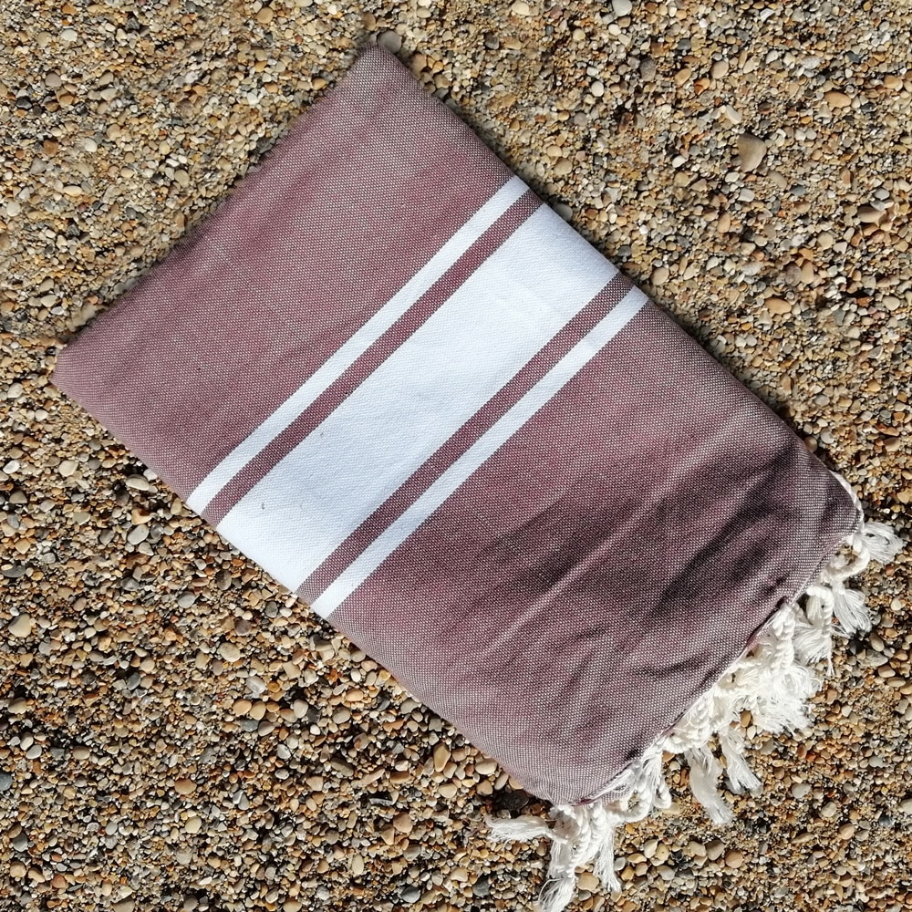 Maldives Choc hammam towels are great as deck Towels