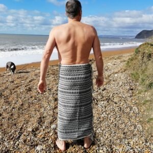 Bobbly Grey Turkish Hammam Towel