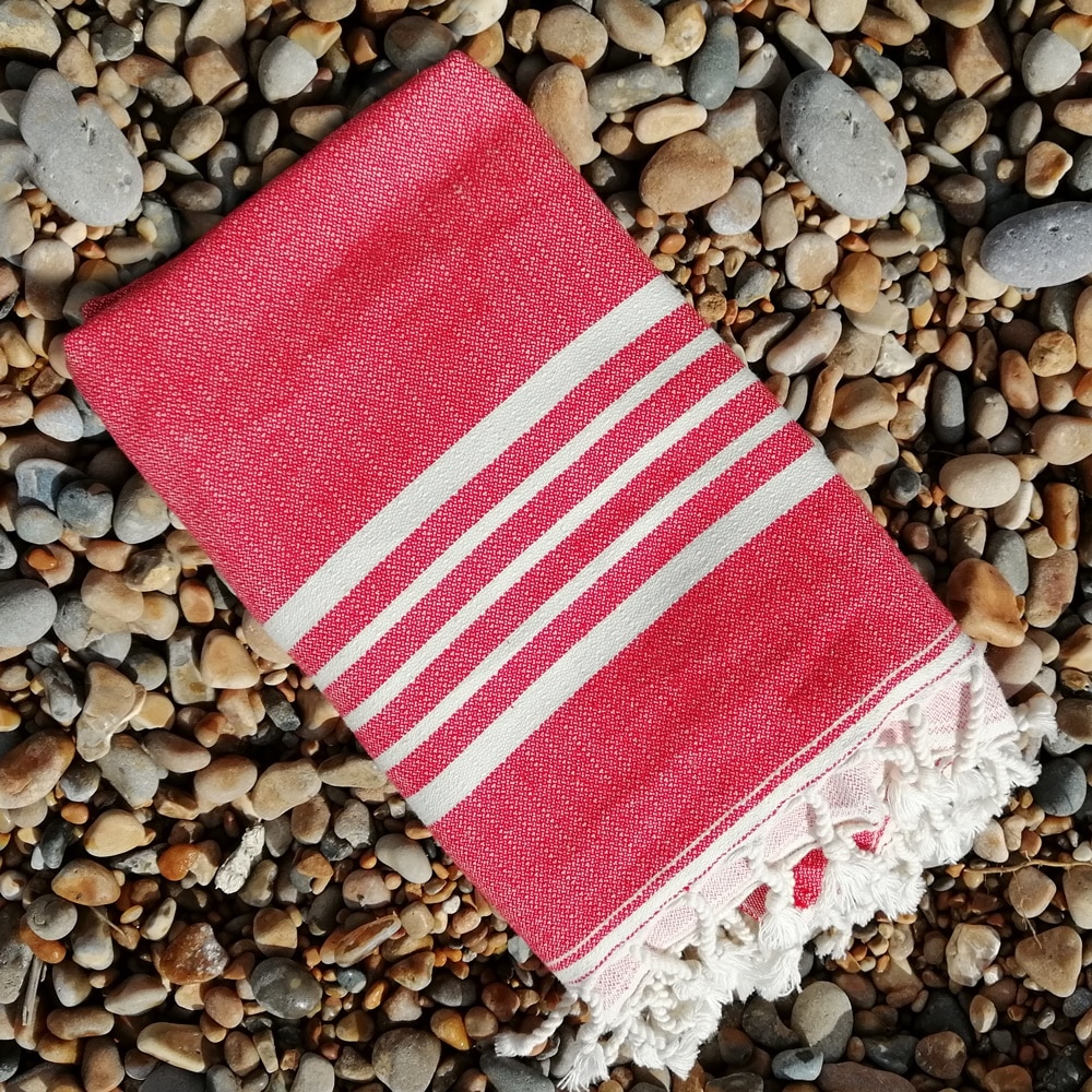 Porto Red Turkish Towel