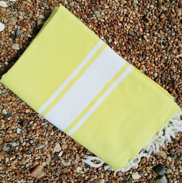 Maldives Yellow Hammam Travel Towel
