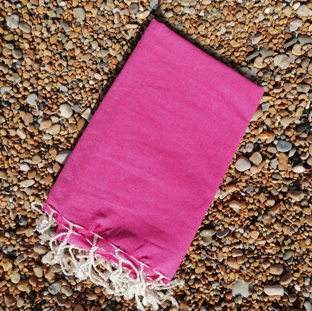 Oslo Pink hammam travel towel