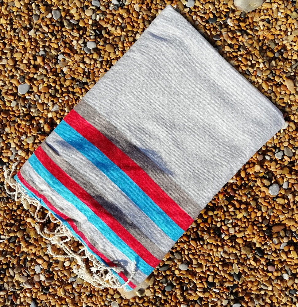 Mali Grey (3) Quick Dry Hammam Travel Towel 1