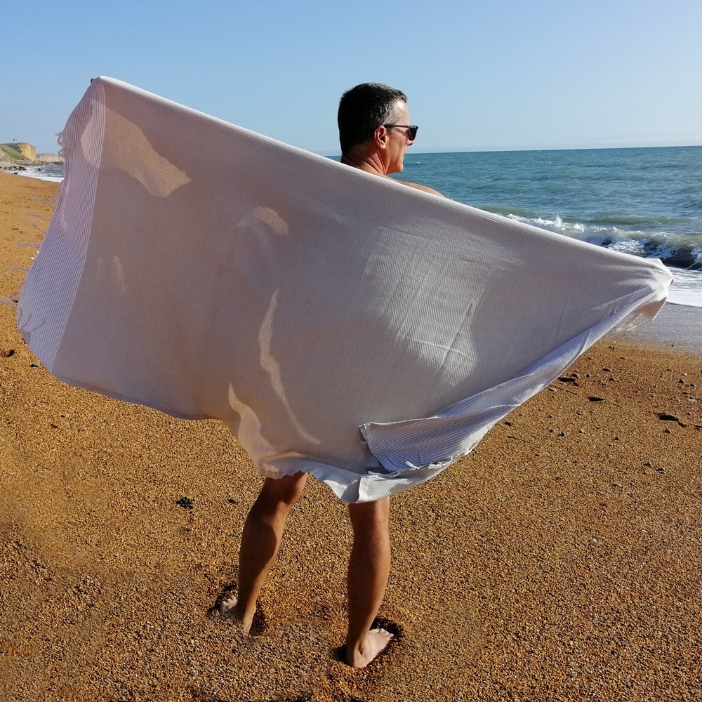 Zanzibar beige quick dry hammam towels
