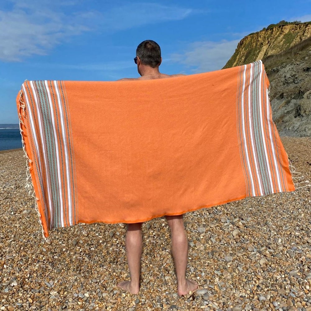 Carpi Oramge quick drying hammam towel