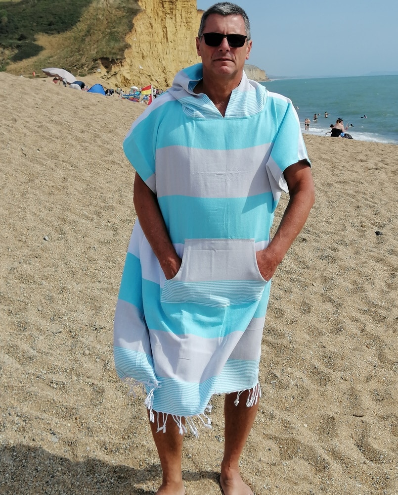 Aqua Blue Changing Robe