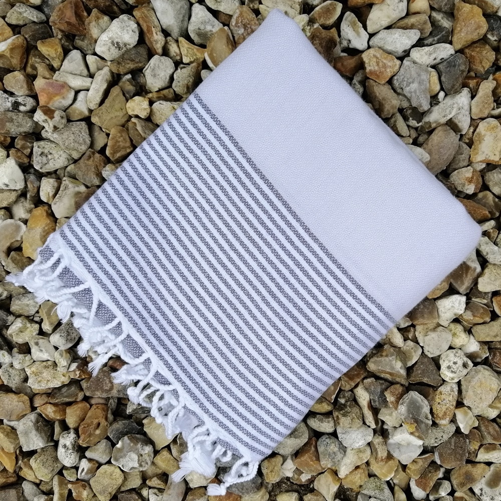 Florida Grey Quick dry Turkish Hammam Towel
