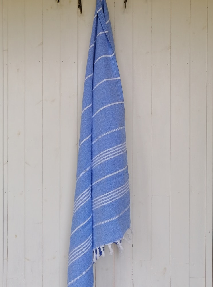 Monaco Blue quick dry Turkish Hammam Towels