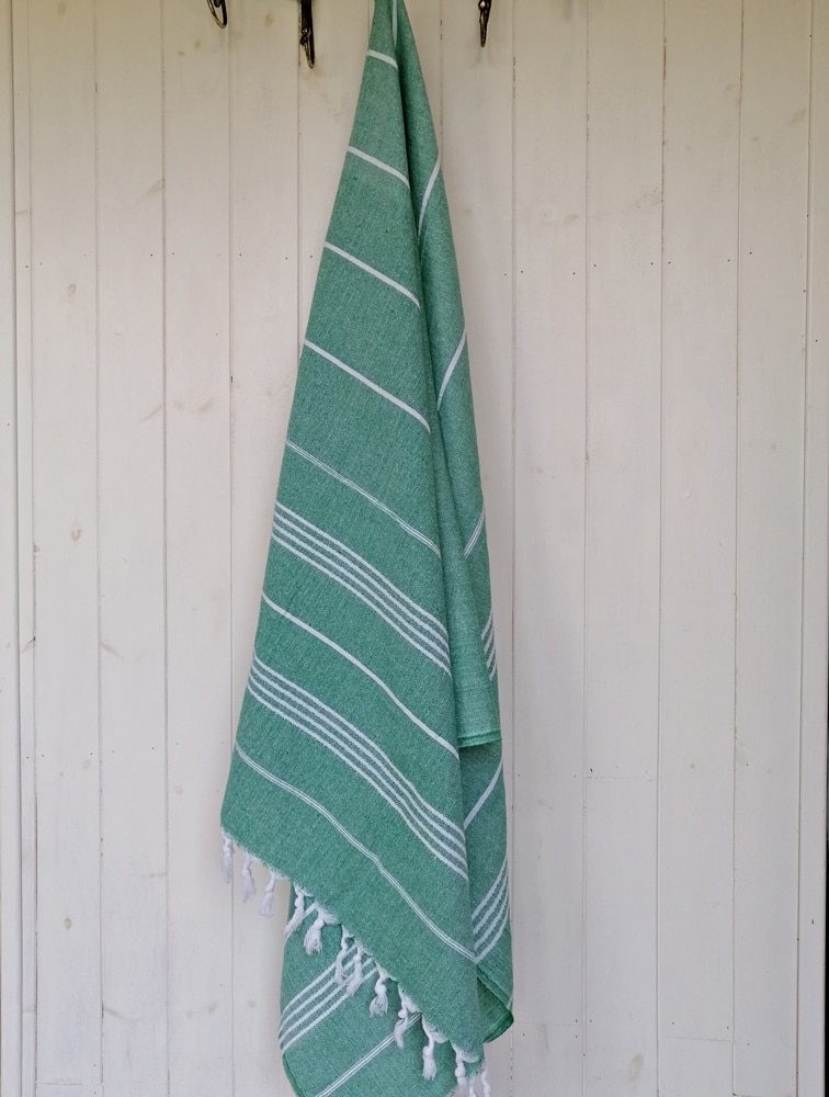 Monaco Green quick dry Turkish Hammam Towels