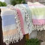 Henley Range of our 100% cotton Turkish Hammam Towels